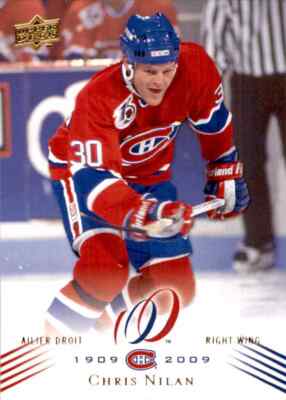 2008-09 Upper Deck Montreal Canadiens Centennial Set Chris Nilan