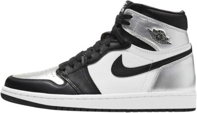 Air Jordan 1 High Silver Toe Sneaker Turnschuhe Unisex Neu EU 36.5 - 44.5