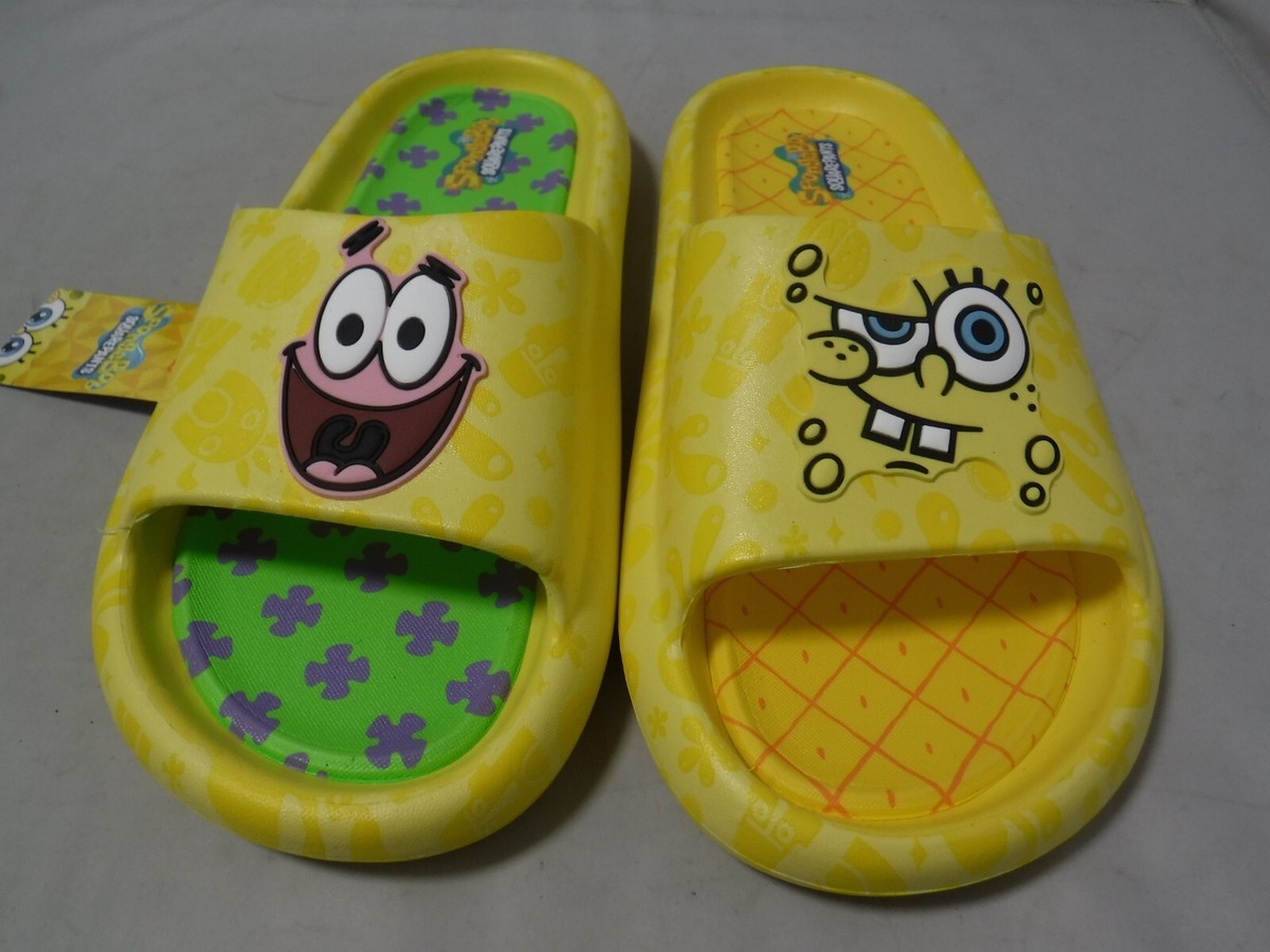 spongebob slide sandals