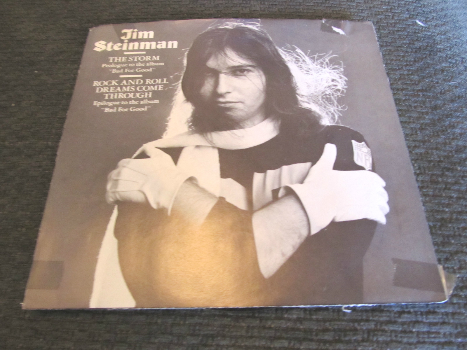 Jim Steinman Bad for Good Epic LP + 7" 45 single meatloaf '81 rare todd