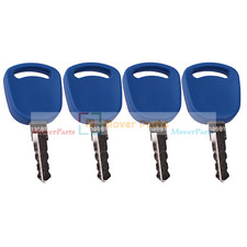4PCS Ignition Keys for Ford New Holland Tractor 8160 TL80 TM125 TM150 TS115