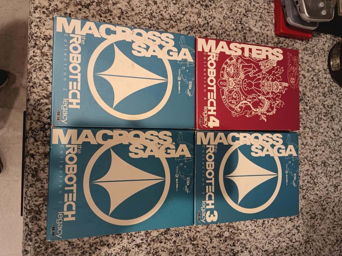 Robotech Legacy Collection 1-4 The Macross Saga DVD Box Set Anime