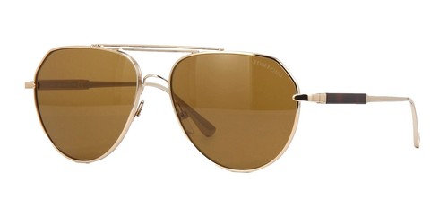 Tom Ford Porscha TF993 32E Gold Pink Metal Aviator  display picture 1