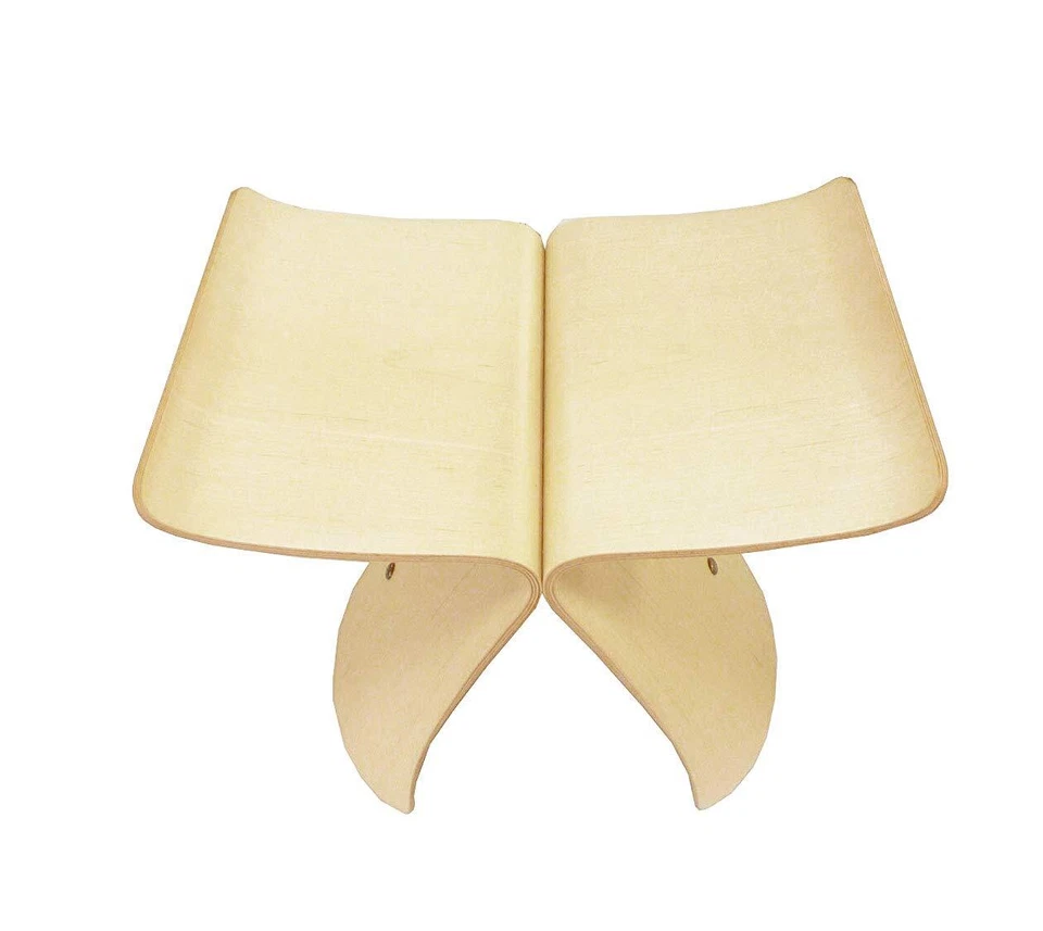 Sori Yanagi Butterfly Stool Maple S-0521MP-NT Tendo Mokko Made in Japan - Image 4 of 4