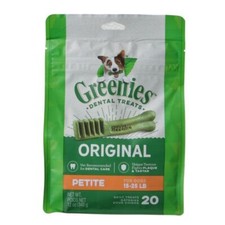 Dog, Greenies Petite Dental Dog Treats 20 count 