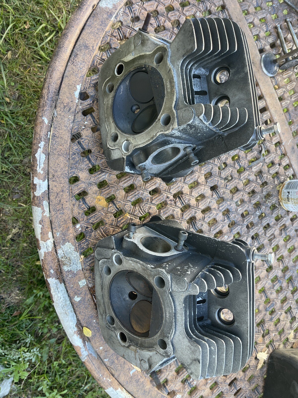 19861991 Harley Stock 80" EVO Evolution Cylinder Heads 1672084 / 1672184 eBay