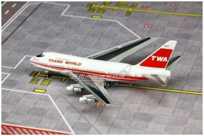 1:400 Geminijets TWA BOEING 747SP Passenger Airplane Diecast 