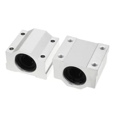 SCS13UU Linear Ball Bearing Slide Block Units, 13Mm Bore Diameter 2Pcs