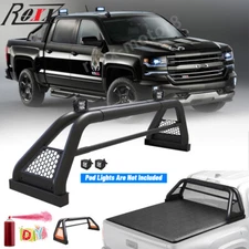 For 1999-2025 Chevy Silverado/GMC Sierra Truck Bed Sport Roll Bar Chase Rack Bar