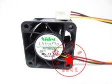 1PC NIDEC 4028 4CM 12V 0.24A W40S12BS8AB5-52 Violent Cooling Fan 