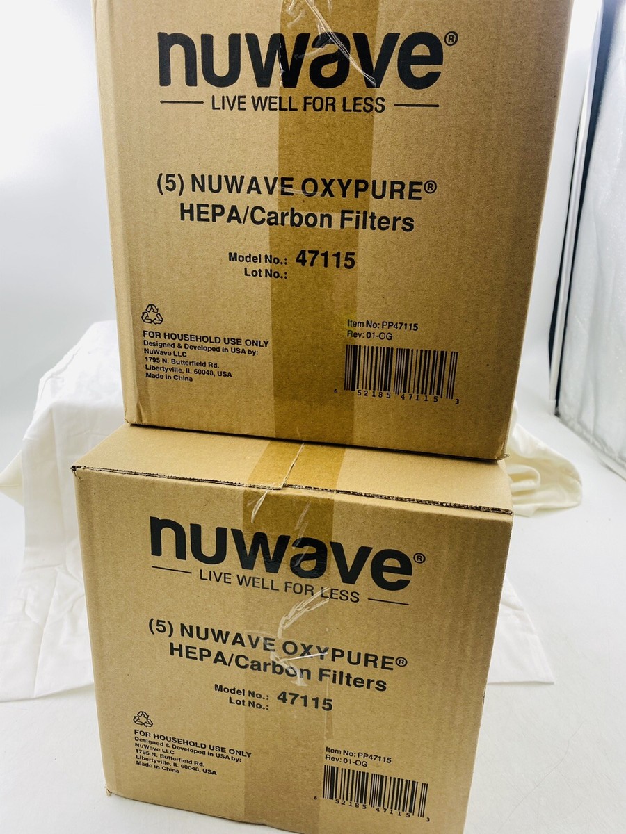 10 NuWave OxyPure HEPA Filters Factory Sealed 47115 - Two 10 NuWave OxyPure HEPA Filters Factory Sealed 47115 - Two