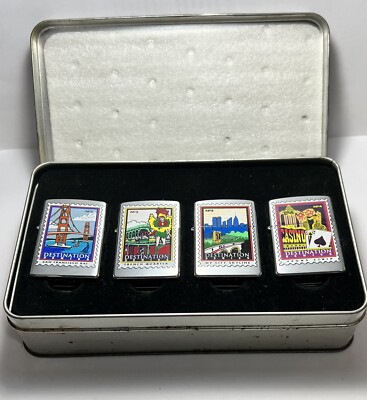 Zippo Destination Series No. 1-2-3-4 In Tin | eBay