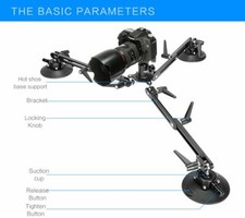 Car Camera Tripod Suction Cup Mount Gimbal Stabilizer Sucker Holder Video DSLR — image 8