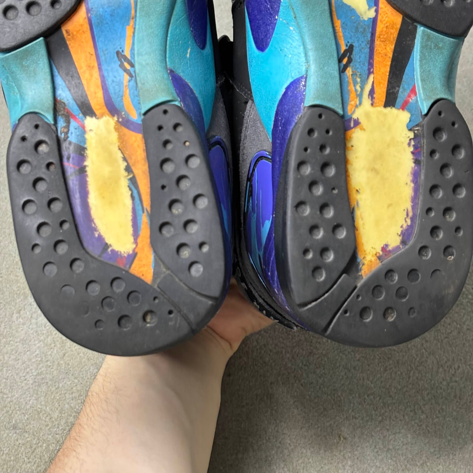 Nike Air Jordan 8 Retro 'Aqua' 2015 Shoes Sneakers Men's Size 9.5