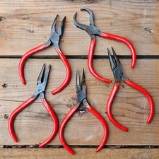 Set Of 5 Mini Tongs Pliers Jewelry Making Tools very Fine Quality tool