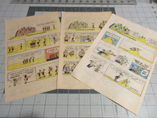 Lot of 3 Crock Rechin & Wilder Clipped Strips from Sunday comics 1982