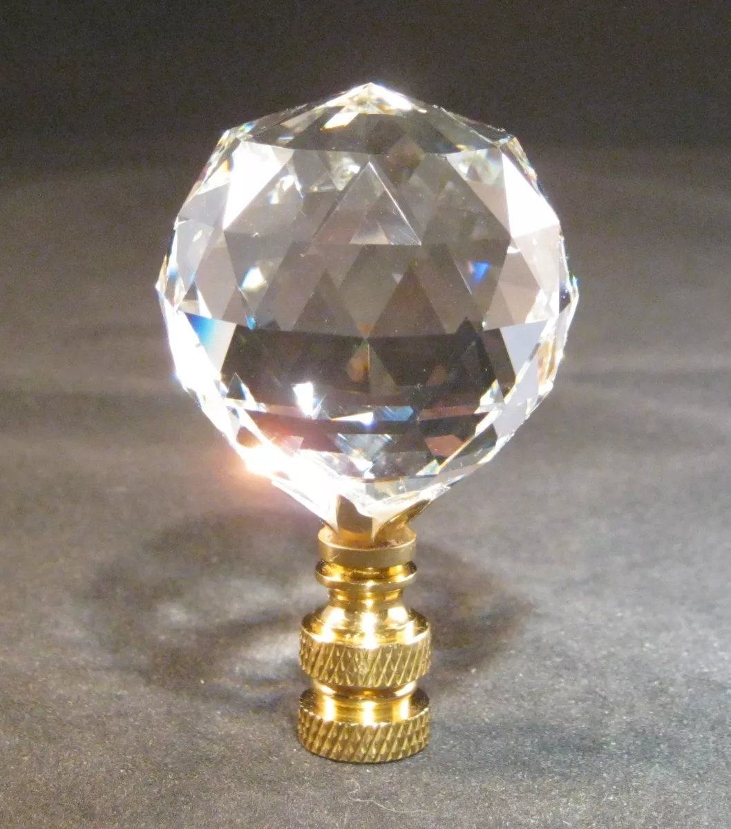LAMP FINIAL LEADED CRYSTAL LAMP FINIAL FREE SHIPPING