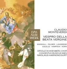 Monteverdi: Vespro Della Beata Vergine, Monteverdi / Harnoncourt, Nikola, Very G