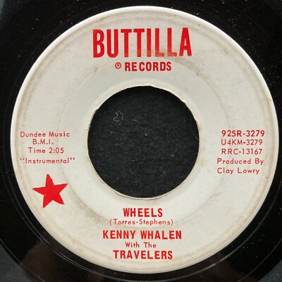 Wheels/Stop The World (And Let Me Off) by Kenny Whalen (Buttilla 925R-3279)7'' VG