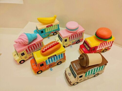 Alloy car model toy simulation play house fast food truck burger ice cream car - Afbeelding 1 van 13