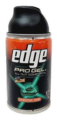 Edge Pro Gel SENSITIVE SKIN Shaving Aloe All Out Comfort Rich 2.75 oz/78g New