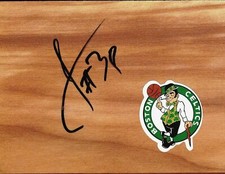 Boston Celtics Vitor Faverani Signed Floorboard COA