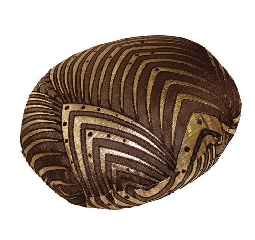 hj - Metallic Peacock Ace Round Shape Seat Cushion Cover/Pillow Case Custom Size - Picture 9 of 22