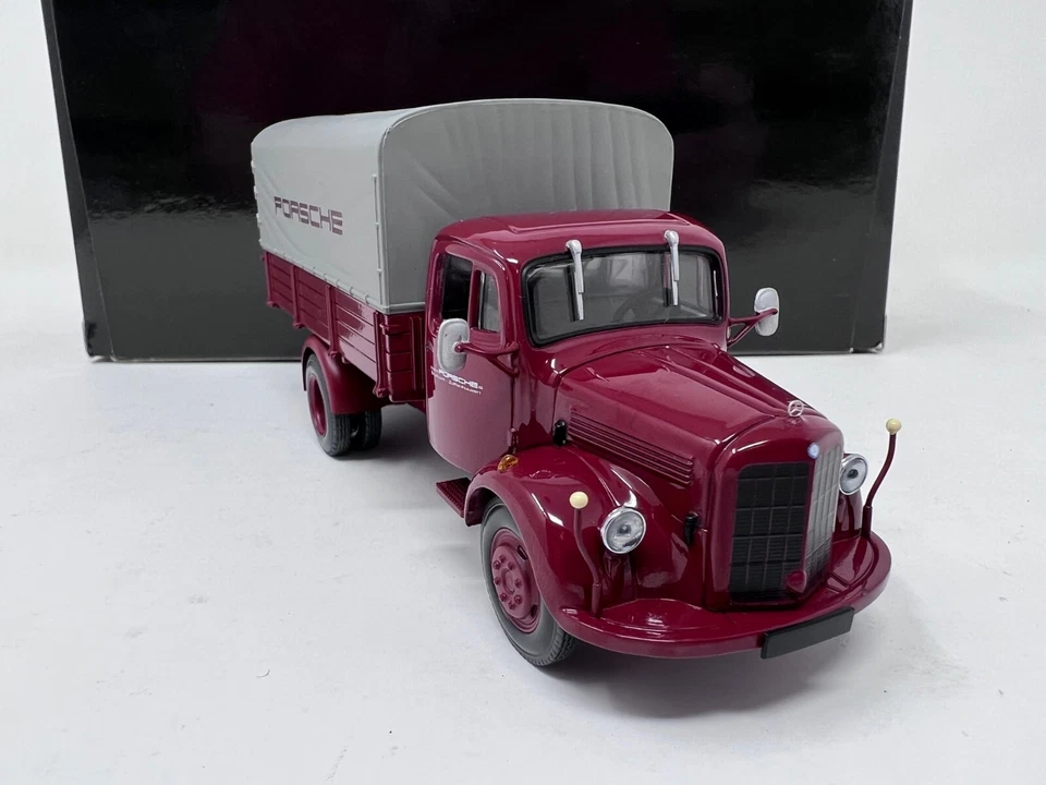 1/43 Minichamps Mercedes-Benz L3500 Pritsche Porsche Racing Service (e43) - Image 4 of 4