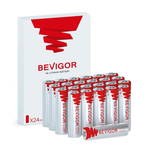 Lithium Batteries AA Size, AA Battery 24Pack, 3000mAh Double A Battery, 1.5V 