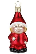 Inge Glas Child Christmas Imp 10011S018 German Christmas Orn NEW w/FREE Gift Box