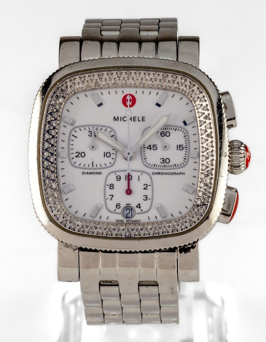 Michele SS Sport Sail Chronograph Quartz Ladies Watch  display picture 3