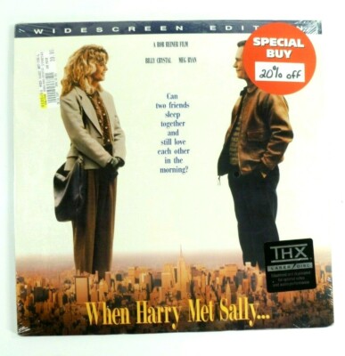 When Harry Met Sally Laserdisc Movie 1989 Widescreen Billy Crystal Meg Ryan NEW 
