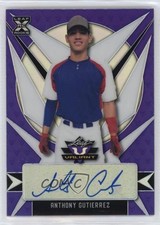 2021 Leaf Valiant Purple /50 Anthony Gutierrez #BA-AG1 Auto 1y9