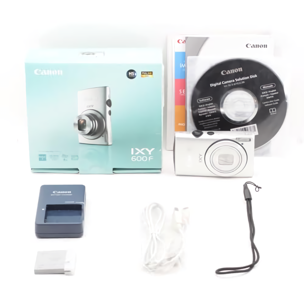 Canon IXY 600F Silver 12.1MP 8x Zoom Compact Digital Camera