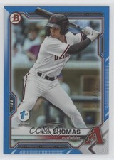 2021 Bowman Draft 1st Edition Blue Foil 43/150 Alek Thomas #BD-105 0c3e