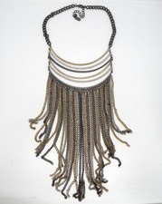 Rare Vintage Natasha Signed Chunky Fringes St...