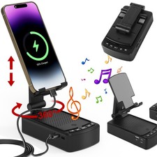 Foldable Cell Phone Stand with HD Surround Wireless Bluetooth Speaker Power Bank