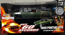 Ertl 118 American M Gone In 60 Seconds 1969 Pontiac Gto Green Wblack Top Nib
