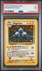 1999 POKEMON BASE SET UNLIMITED #9 MAGNETON-HOLO PSA 7