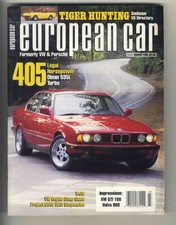 [d4621] 92.3 European car/ Dynan 535i turbo, Sunbeam Tiger, VW GTI 16V, Volvo 96