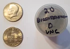Uncirculated roll Kennedy bicentennial half dollars-Denver mint mark (*REDUCED*)