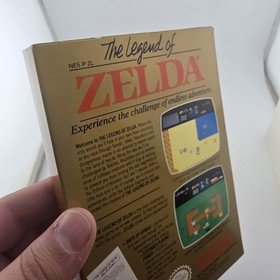 The Legend of Zelda - Case Only - Nintendo Nes - Original Art (No Game)