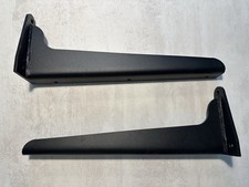 2 Regalhalter Stahl Schwarz Metall Waschtischhalter Schwerlastträger Wand Winkel