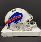 2025 Fanatics Under Wraps Keon Coleman Signed Mini Helmet Fanatics COA
