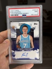 2025-26 Topps Contemporary Marks Rookie Auto Kon Knueppel PSA 9 Mint #CM-KK