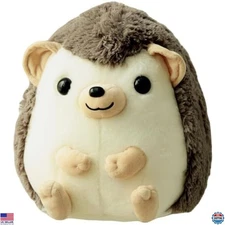 Ryttir 13.8" Chubby Hedgehog Plush Toy, Cute Stuffed Animal Gift for Kids &