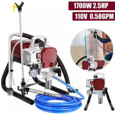 2.5HP 1700W High Pressure Airless Paint Sprayer Gun Sprayer Machine 110V/220V