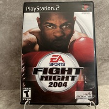 Fight Night 2004 (PlayStation 2 PS2) Black Label CIB COMPLETE