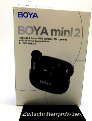 Boya mini 2 USB C Mikrofon kabellos Sprachmodulator Streaming Wireless 2,4GHz