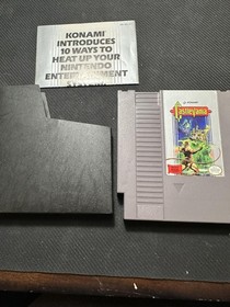 Vintage Castlevania Nintendo NES Video Game Box Cart Konami 1987 NTSC Action